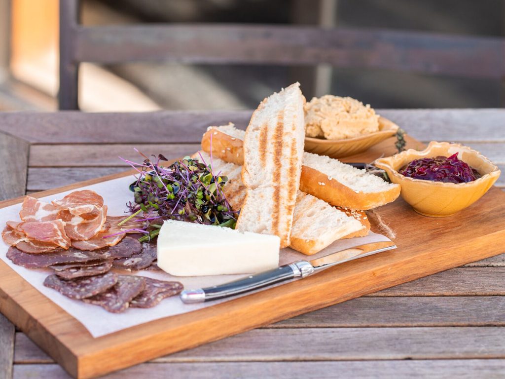 delicious platter at Mt Rosa vineyard near queenstown