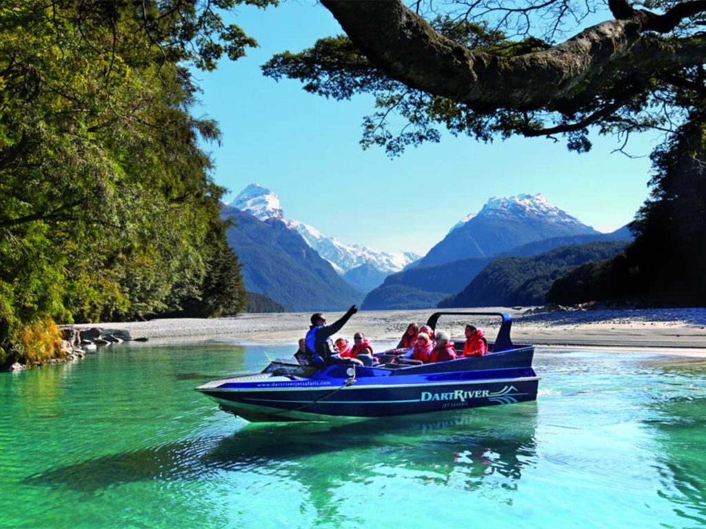dart river jet boat on a private queenstown day tour