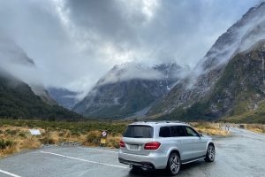 Milford sound private tour Mercedes vehicle